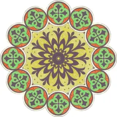 Circular ornament symbol