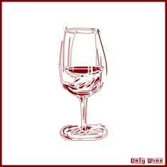 Wine glass sketch