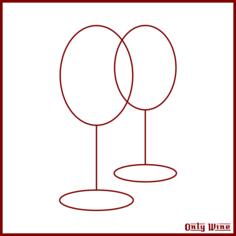 Two glasses drawing