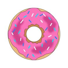 Pink donut
