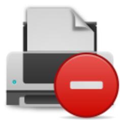 Printer error icon