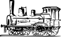 Steam locomotive sketch