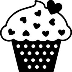 Cake with hearts