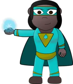 Aqua hero vector image