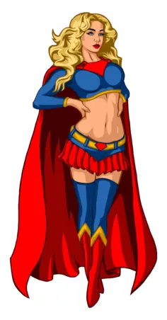 Hot superhero