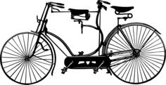 Antique tandem