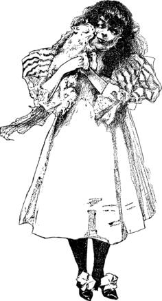 Girl with cat