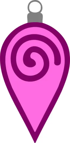 Pink spiky bauble
