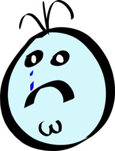 Emoticon with tears