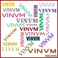 Wine poster with letters