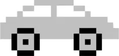 Car in pixels