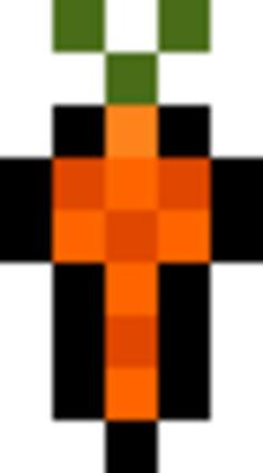 Pixel carrot