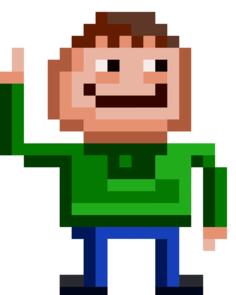 Pixel man