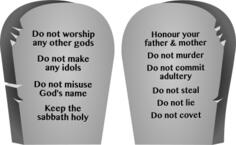 Ten Commandments image