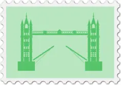 English stamp image
