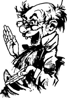 Old man laughing