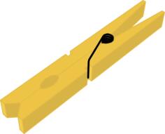 Clothes' peg