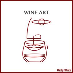 Arty image of wine