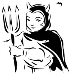Devilish girl