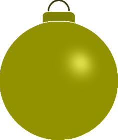 Yellow bauble image