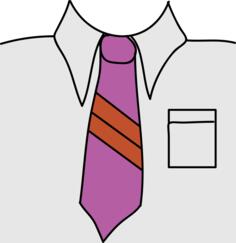 Pink tie