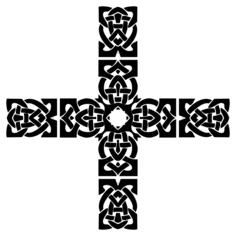 Celtic knot cross