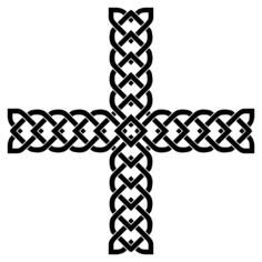 Knitted cross