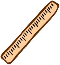 Roughly drawn rule