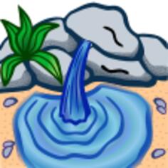 colored water spring