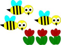 Flowers and bees