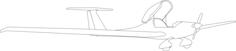 Simple airplane sketch