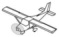 Single engine airplane