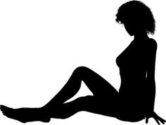 Sitting woman