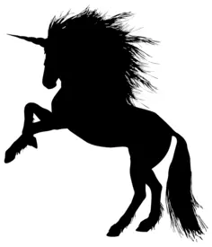 Rearing unicorn