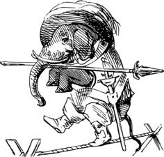 Tightrope elephant