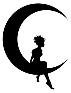 Fairy on Moon