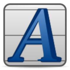 Font preferences icon