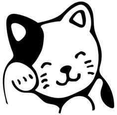 Grooming cat