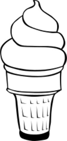 Ice cream silhoette