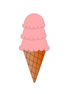 Strawberry ice-cream