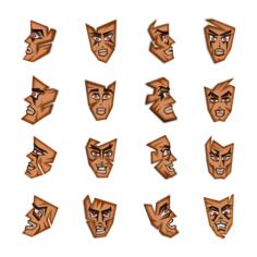 Wacky faces