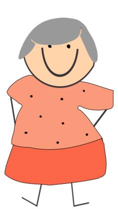 Funny grandmother