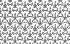 Gray flowery pattern