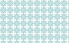 Blue flowery pattern image
