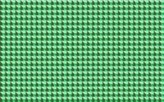 Green triangular pattern