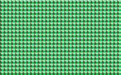 Green triangular pattern