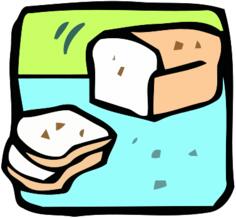 Cartoon bread