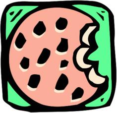 Bitten cookie
