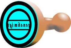 Stamp from bottom