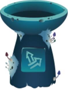 Bluish shrine